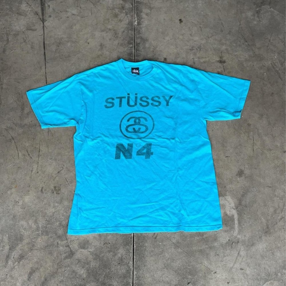 Blue Stüssy N4 tee